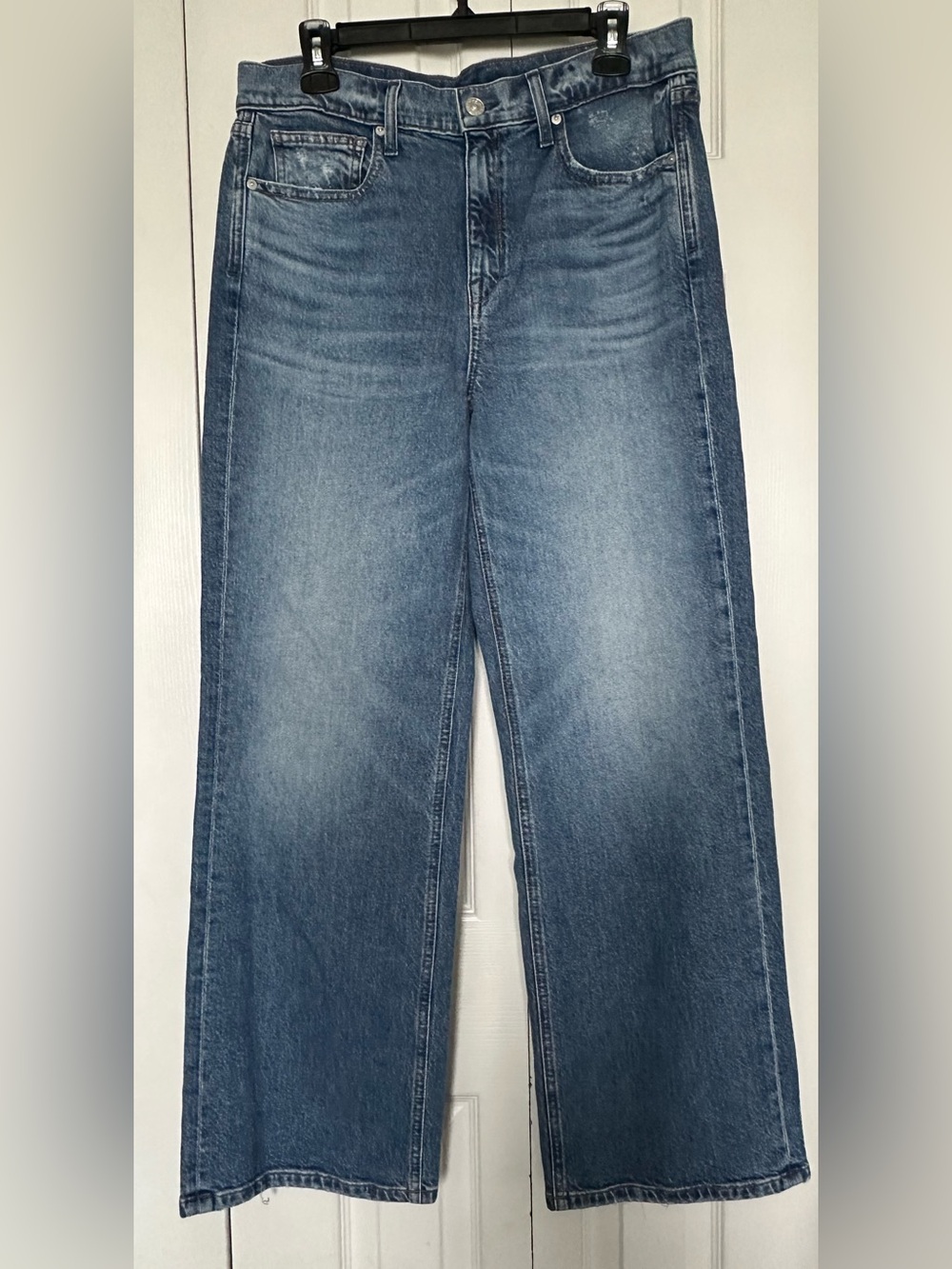 AYR The Secret Sauce Jeans Wide Straight Leg Medium Wash Sz 31S